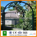 Top Powder coated decorative fence door